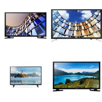 8 Pcs – LED/LCD TVs (28″ – 40″) – Refurbished (GRADE A, No Stand) – Samsung, LG, SHARP