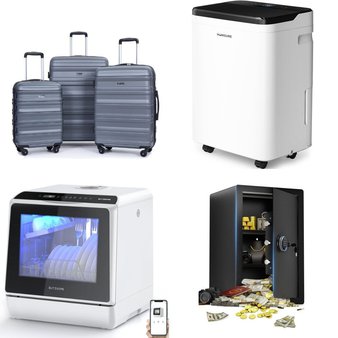 Pallet – 9 Pcs – Luggage, Dishwashers, Office, Humidifiers / De-Humidifiers – Customer Returns – Travelhouse, Zimtown, BlitzHome, Soontrans