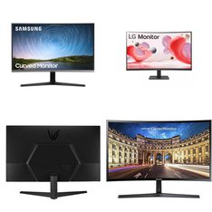 Pallet – 45 Pcs – Monitors – Customer Returns – Onn, LG, ACER, Samsung