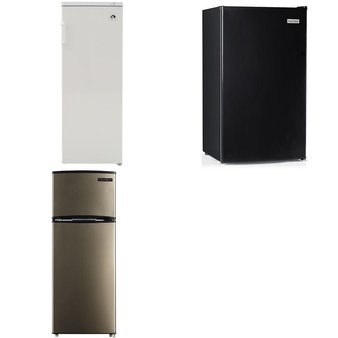 Pallet – 3 Pcs – Refrigerators, Freezers – Customer Returns – Igloo