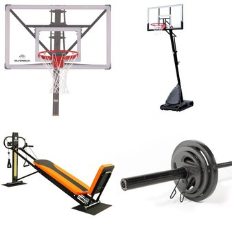 Pallet – 7 Pcs – Exercise & Fitness, Outdoor Sports, Pools & Water Fun – Customer Returns – Intex, Spalding, CAP Barbell, Fitvids