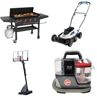 Pallet – 21 Pcs – Vacuums, Grills & Outdoor Cooking, Game Room, Mowers – Overstock – Dirt Devil, Hoover, Blackstone, Medal Sports