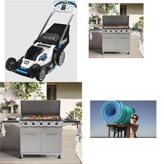 Flash Sale! 3 Pallets – 12 Pcs – Mowers, Grills & Outdoor Cooking, Other, Pools & Water Fun – Untested Customer Returns – Mm, Black Max, Hyper Tough