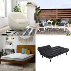 CLEARANCE! Pallet - 19 Pcs - Bedroom, Patio, Living Room, TV Stands, Wall Mounts & Entertainment Centers - Overstock - Mainstays, Better Homes & Gardens