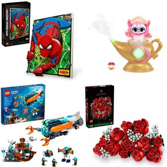 – Parcel Box – 385 Pcs – New Action Figures, Dolls – New and New Damaged Box – Walmart