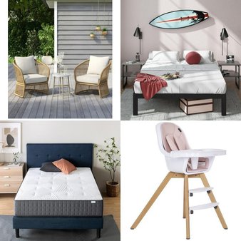 6 Pallets – 291 Pcs – New Kitchen & Dining, Blankets, Throws & Quilts, Decor, Keyboards & Mice – New and New Damaged Box – Walmart