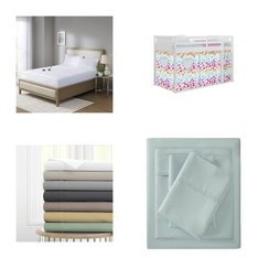 Pallet - 146 Pcs - Lighting & Light Fixtures, Curtains & Window Coverings, Sheets, Pillowcases & Bed Skirts, Bath - Mixed Conditions - Unmanifested Home, Window, and Rugs, Madison Park, Elrene Home Fashions, Fieldcrest