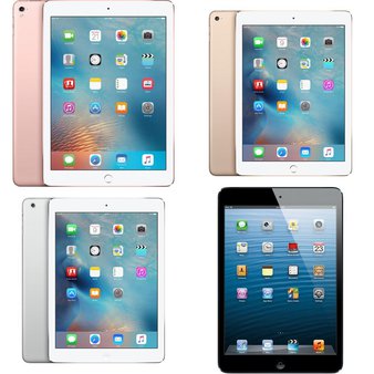55 Pcs – Apple iPads – Refurbished (GRADE C) – Models: 3A857LL/A, 3A141LL/A, MD993LL/A, ME913LL/A – Tablets
