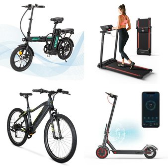 CLEARANCE! Pallet – 11 Pcs – Unsorted, Vehicles, Cycling & Bicycles, Powered – Customer Returns – AOVOPRO, UHOMEPRO, Hyper Bicycles, Hitway