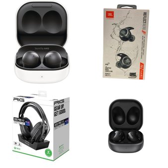 Case Pack – 16 Pcs – In Ear Headphones, Over Ear Headphones – Customer Returns – Samsung, RIG, Apple, JBL