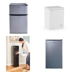 Pallet - 7 Pcs - Bar Refrigerators & Water Coolers, Refrigerators, Freezers - Customer Returns - Galanz, HISENSE, Primo, Primo International
