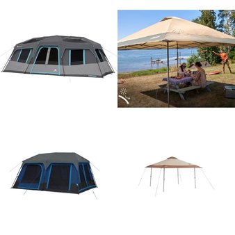 Pallet – 17 Pcs – Camping & Hiking – Customer Returns – Ozark Trail, Coleman, Slumberjack, The Coleman Company, Inc.