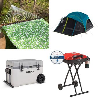 Pallet – 23 Pcs – Camping & Hiking – Customer Returns – Ozark Trail, Coleman, Igloo, Coral Coast