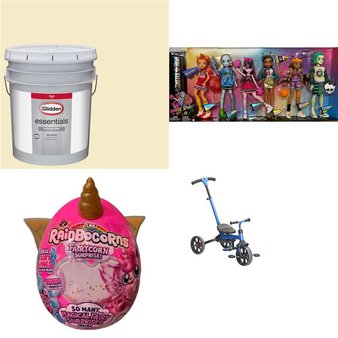 Pallet – 93 Pcs – Unsorted, Dolls, Boardgames, Puzzles & Building Blocks, Hardware – Customer Returns – PPG, Lego, Rainbow High, Zuru