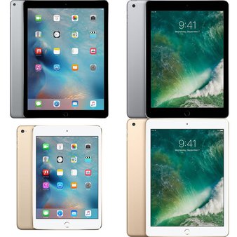 53 Pcs – Apple iPads – Refurbished (GRADE C) – Models: 3A553LL/A, 3A335LL/A, MP2F2LL/A, MPGT2LL/A – Tablets