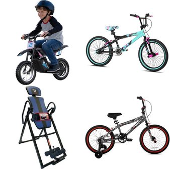 CLEARANCE! Pallet – 11 Pcs – Cycling & Bicycles, Exercise & Fitness, Vehicles – Overstock – Kent International, Huffy