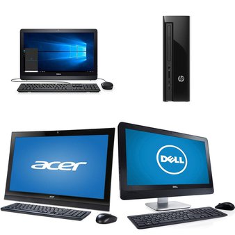 32 Pcs – Desktop Computers – Refurbished (GRADE A, GRADE B) – HP, ACER, DELL