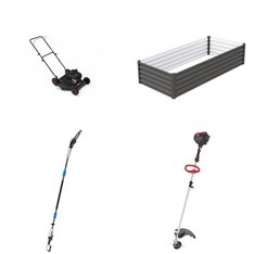 Pallet - 8 Pcs - Other, Trimmers & Edgers, Hedge Clippers & Chainsaws, Mowers - Customer Returns - Hyper Tough, Absco Sheds, Ozark Trail, Hart