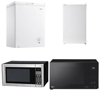 Pallet – 8 Pcs – Microwaves – Customer Returns – Arctic King, Hamilton Beach, LG, Hamilton