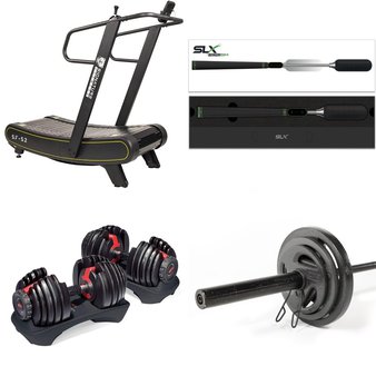 Pallet – 8 Pcs – Exercise & Fitness, Golf, Outdoor Sports – Customer Returns – CAP Barbell, Bowflex, ‎Signature Fitness, SwingLogic