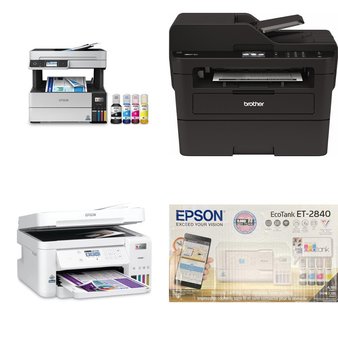 Pallet – 18 Pcs – All-In-One, Inkjet, Projector, Unsorted – Customer Returns – EPSON, iLive, Canon, Brother