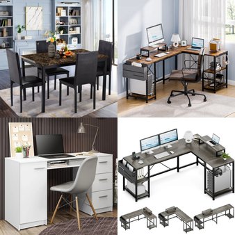Pallet – 9 Pcs – Unsorted, Office, Dining Room & Kitchen, Bedroom – Customer Returns – GIKPAL, SEGMART, Madesa, Syngar