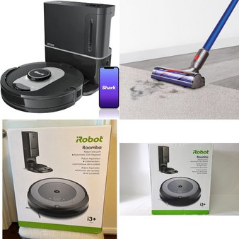 Pallet – 23 Pcs – Vacuums – Damaged / Missing Parts / Tested NOT WORKING – Dyson, iRobot Roomba, Shark, iRobot