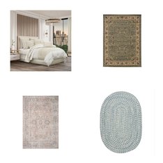 3 Pallets - 229 Pcs - Curtains & Window Coverings, Decor, Rugs & Mats, Pillows - Like New or New Customer Returns - JC Penney