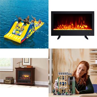 Pallet – 19 Pcs – Boardgames, Puzzles & Building Blocks, Microwaves, Fireplaces – Damaged / Missing Parts / Tested NOT WORKING – Lego, Hearth Pro, Zhongshan Galanz Consumer Electric Appliances, Hamilton Beach