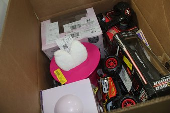 1 Parcel Box – 11 Pcs – Vehicles, Trains & RC, Pretend & Dress-Up – OPEN BOX UNTESTED RETURNS – Walmart