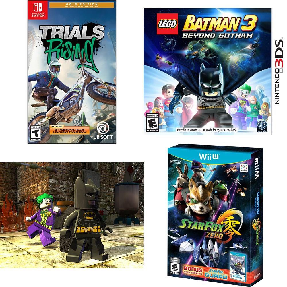 lego DC Batman 3 beyond Gotham￼ & Marvel Super Heroes/xbox 360 game/2 Used  Games