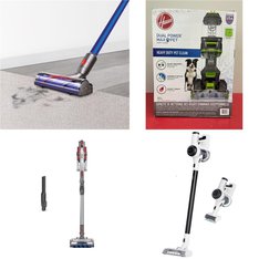 Pallet - 16 Pcs - Vacuums - Damaged / Missing Parts / Tested NOT WORKING - SentrySafe, Shark, Hoover, Tineco