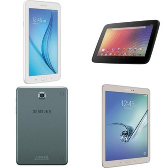 15 Pcs – Samsung Galaxy Tablets – Refurbished (GRADE C) – Models: SM-T113NDWAXAR, SM-T350NZAAXAR, GT-P8110HAVXAR, SM-T350NZBAXAR