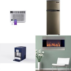 6 Pallets - 45 Pcs - Freezers, Bar Refrigerators & Water Coolers, Refrigerators, Air Conditioners - Customer Returns - HISENSE, Galanz, Primo Water, Primo