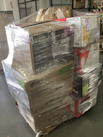 1 Pallet – 12 Pcs – Air Conditioners – Mixed Conditions – Frigidaire, LG, Keystone, LG Electronics
