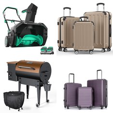 Pallet - 14 Pcs - Luggage, Snow Removal, Grills & Outdoor Cooking, Hedge Clippers & Chainsaws - Customer Returns - Sunbee, Travelhouse, Zimtown, LiTHELi
