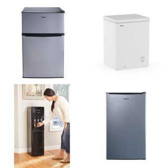 Pallet – 7 Pcs – Bar Refrigerators & Water Coolers, Refrigerators, Freezers – Customer Returns – Galanz, HISENSE, Primo, Primo International