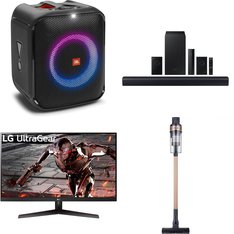 Pallet – 50 Pcs – Humidifiers / De-Humidifiers, Monitors, Speakers, Vacuums – Customer Returns – LEVOIT, onn., Honeywell, Samsung
