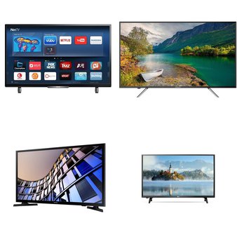 7 Pcs – LED/LCD TVs (28″ – 40″) – Refurbished (GRADE A, No Stand) – Samsung, HITACHI, Philips, Onn