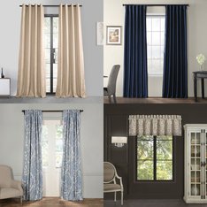 CLEARANCE! Pallet - 283 Pcs - Curtains & Window Coverings, Earrings, Decor - Mixed Conditions - Private Label Home Goods, Sun Zero, Eclipse, Fieldcrest