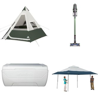 Pallet – 16 Pcs – Camping & Hiking, Luggage, Vacuums, Living Room – Customer Returns – Ozark Trail, Igloo, Mainstay’s, Swisstech