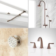 Pallet - 87 Pcs - Hardware, Unsorted, Kitchen & Bath Fixtures, Bath - Open Box Like New - Signature Hardware