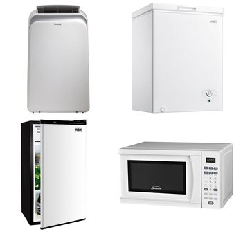 Pallet – 11 Pcs – Microwaves, Vacuums, Air Conditioners – Customer Returns – Hamilton Beach, Sunbeam, Danby, Arctic King