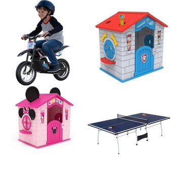 Flash Sale! 3 Pallets – 24 Pcs – Toys and Play – Overstock – Halo, Ozark Trail, Sportspower, Disney