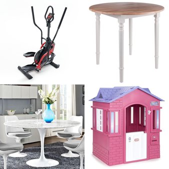 Pallet – 4 Pcs – Dining Room & Kitchen – Open Box Customer Returns – ECHELON, Plata Decor Import, Little Tikes, Winsome