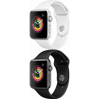 5 Pcs – Apple Watch – Series 3 – 42MM – Refurbished (GRADE B) – Models: MTF22LL/A, MTF32LL/A