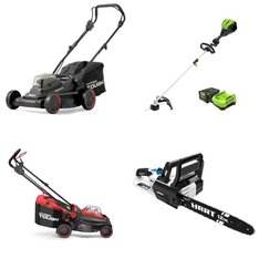 Pallet - 18 Pcs - Trimmers & Edgers, Other, Mowers, Hedge Clippers & Chainsaws - Customer Returns - Hyper Tough, Ozark Trail, GreenWorks Tools, Hart