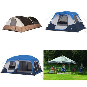 Pallet – 13 Pcs – Camping & Hiking – Customer Returns – Ozark Trail, Coleman, The Coleman Company, Inc.