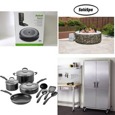 Pallet - 11 Pcs - Kitchen & Dining, Hot Tubs & Saunas, Health & Safety, Vacuums - Customer Returns - SaluSpa, Mm, Regalo, iRobot Roomba