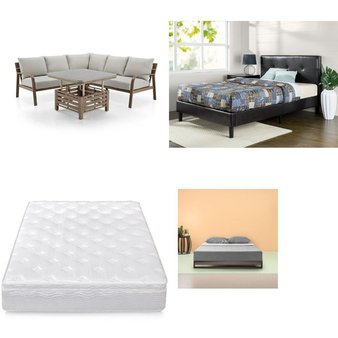 1 Pallets – 10 Pcs – New Bedroom, Patio – New and New Damaged Box – Walmart
